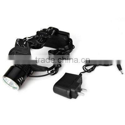 led rechargeable zoom headlamp diving headlamp