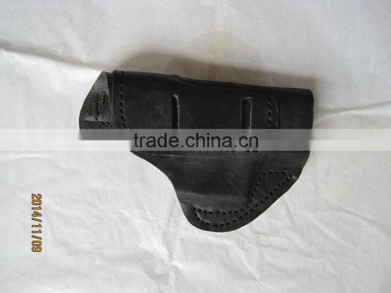 HOT sale Wholesale Customized genuine leather gun pouch