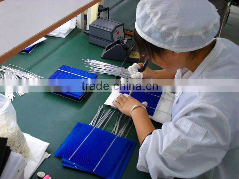 Factory price 156mm polycrystalline silicon sunpower solar panel