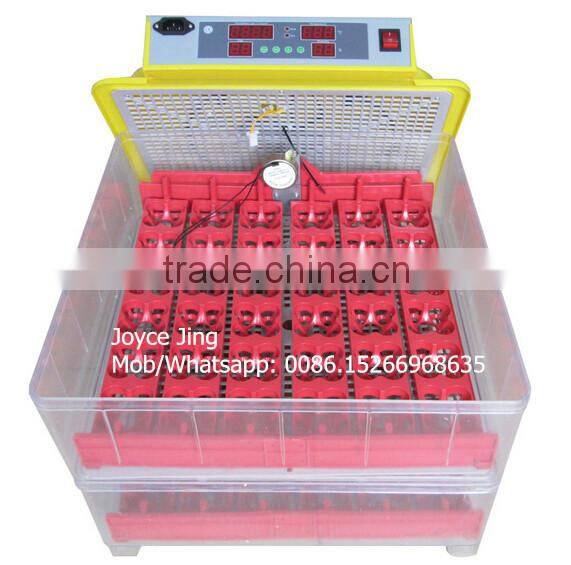 Electric incubator ZH-72 mini egg incubator 72 eggs hatching for sale (Mob/whatsapp:0086-15266968635)