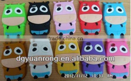 silicon case for phone, cute animal fashion silicone phone case