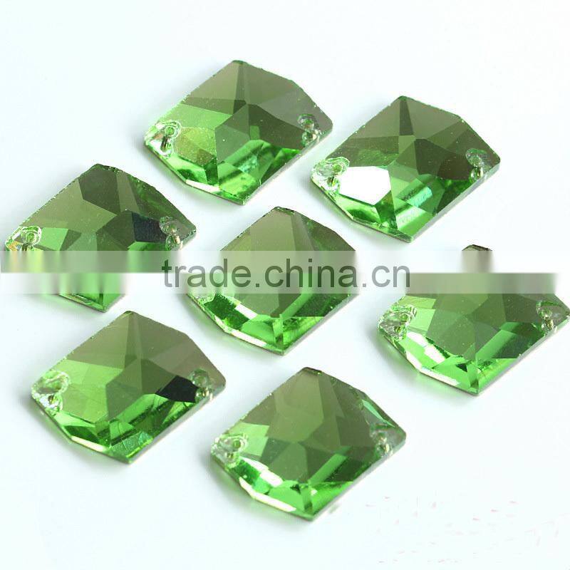 2015 New sew on rhinestones clothing accessory