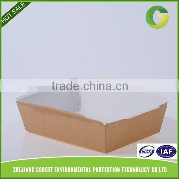 Zhejiang GoBest Disposable custom paper food tray box