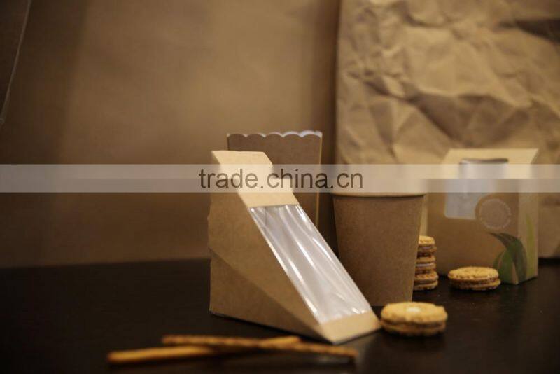 GoBest mini cake paper box, sandwish paper box packaging