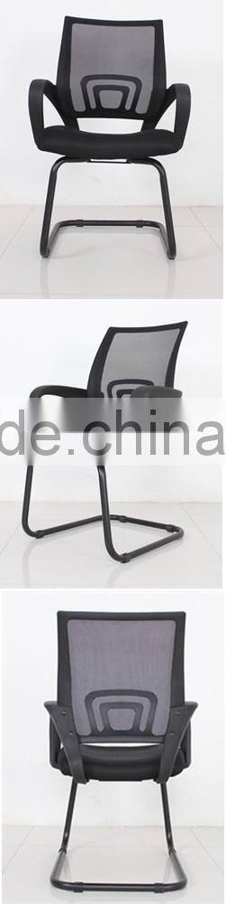 China Manufacturer Office Chair Price Competitive Mid Back Ergonomic Mesh Conference Chair with L Base