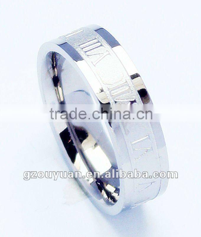 2012 hot sell titanium ring / wholesale price jewelry