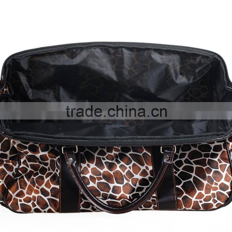 2015 Durable Travel trolley Luggage bag Leaves King Trolley Travel Bag for Sale