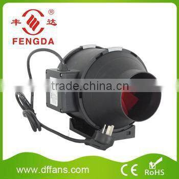 150mm Black Plastic Mixed Flow Fan