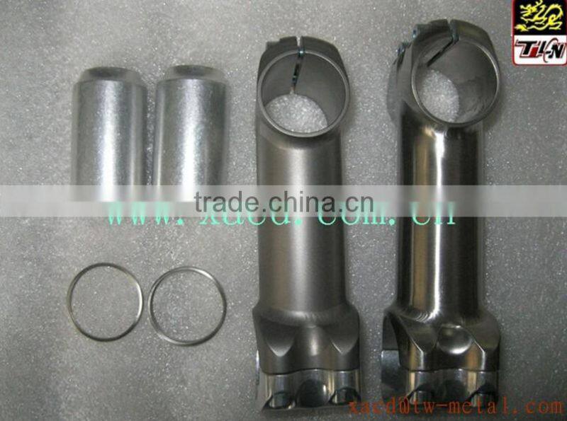 OEM bike parts custom titanium bike stem 700c road bike 31.8mm stem made titanium bicycle stem