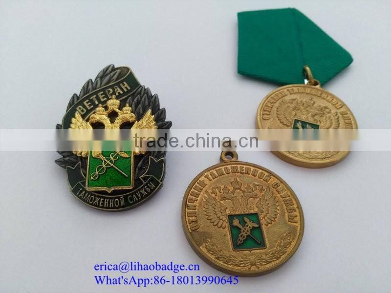 Antique Imitation Style and Medal Product Type Finisher Medal Russia