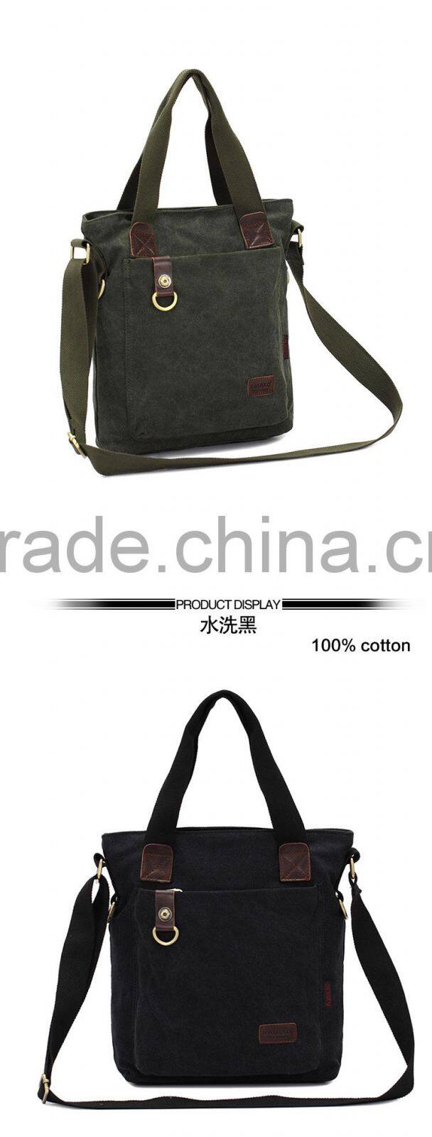 Concise Tablet Messenger Bag For Men Vertical Messenger Bags For Men Crossbody Bag White Cotton Canvas Messenger Bag