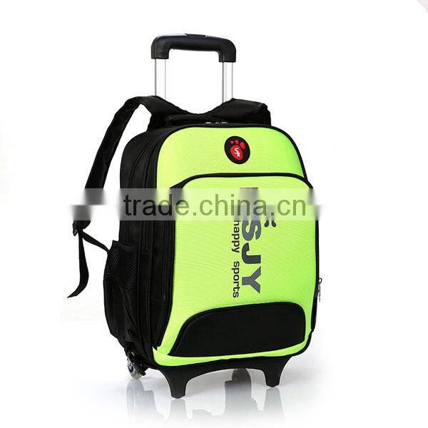 2015 China supplier New Fashion High Quality Wheeled School Bag