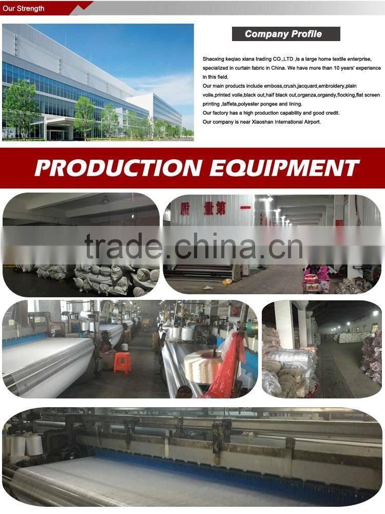 Curtain fabirc ,blackout and resist solarization fitness fabric