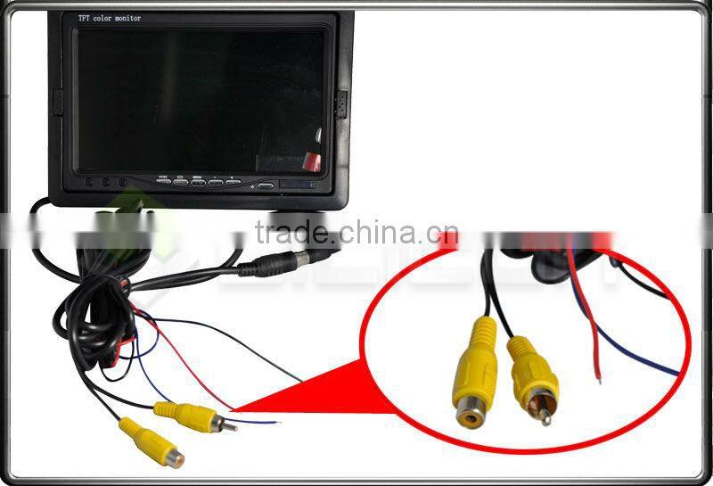 7 " inch digital in dash car tft monitor/car dvd headrest monitor