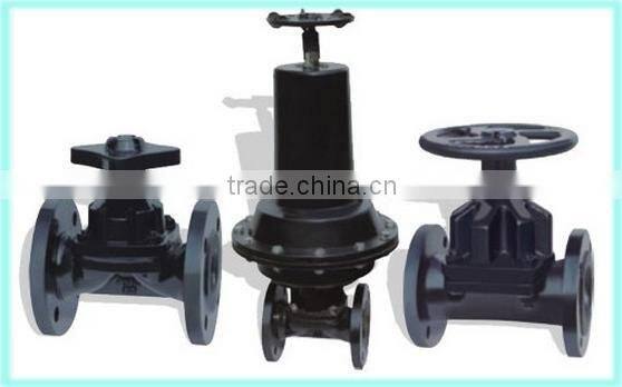 Fluorine plastic or steel valve lined diaphragm valve