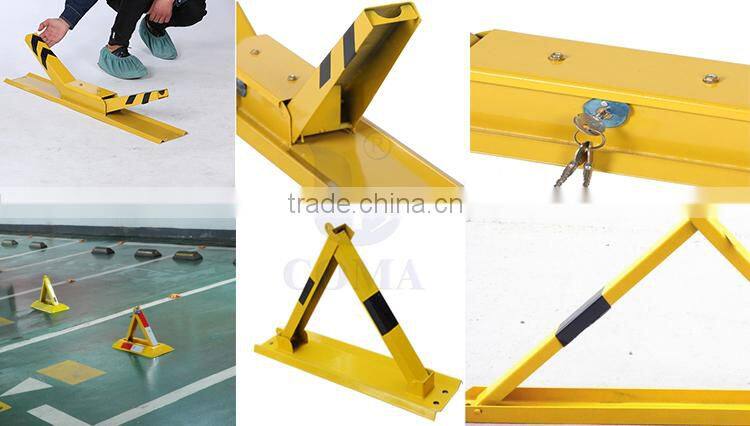 "V" type manual parking space protector