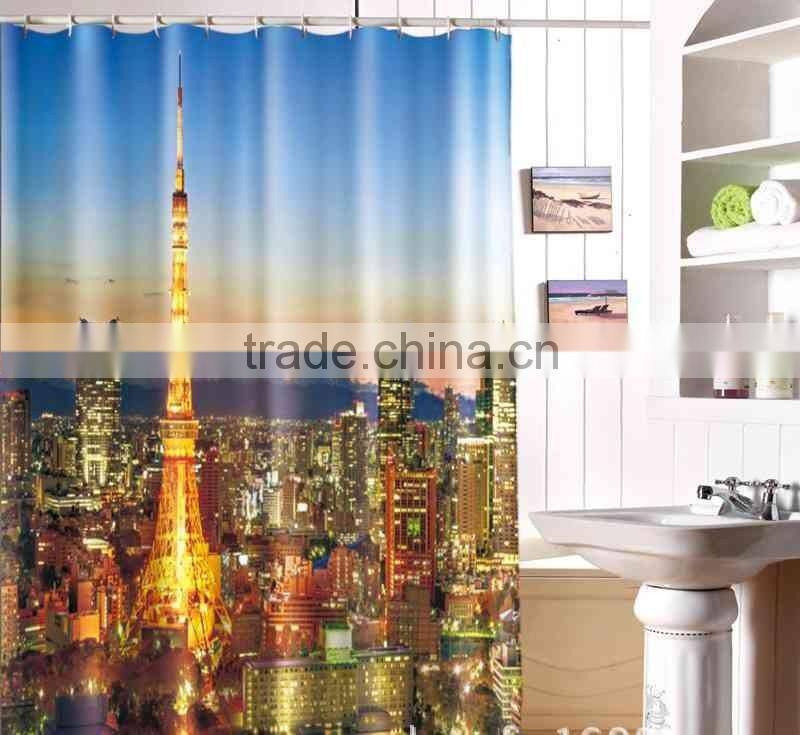 Photo Printed France Shower Curtain