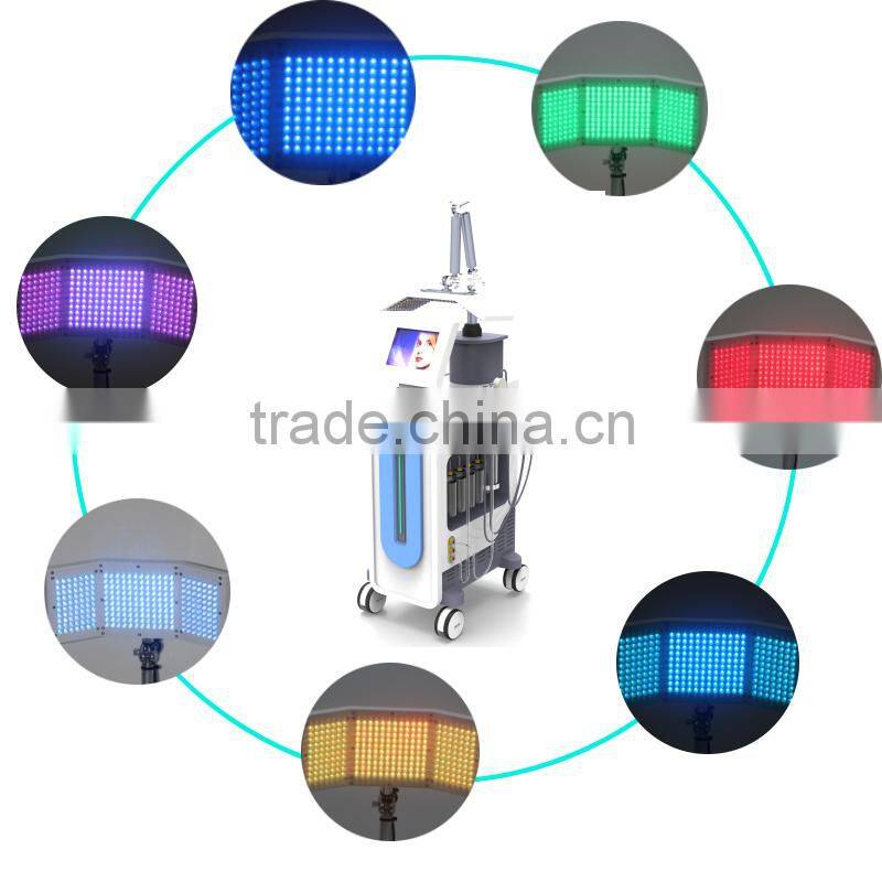 7in1 aqua hydradermabrasion diamond dermabrasion skin scrubber oxygen spray PDT apparatus