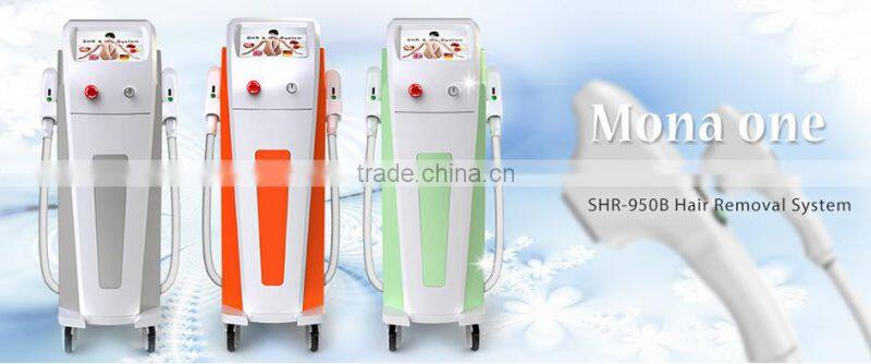 intelligent powerful elight ipl rf hair removal equipment, sapphire crystal IPL SHR Hair Removal Machine