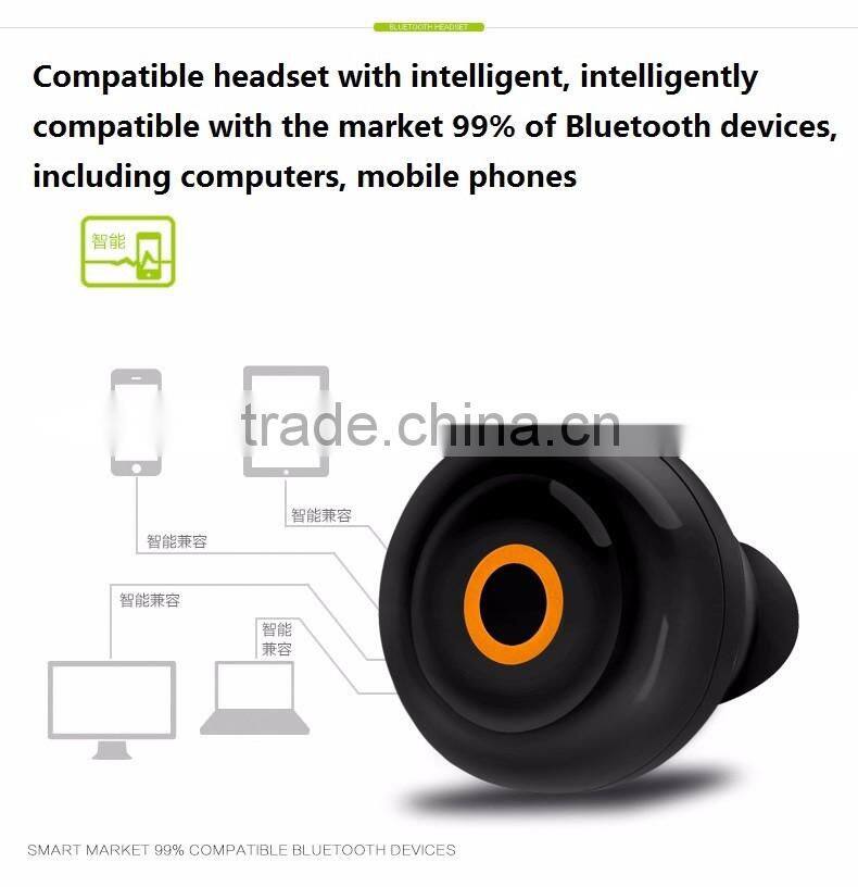 Mini Bluetooth Headset Wireless Bluetooth Earphone Earbuds Sport Driving Music Stereo Earphone for iPhone Samsung Xiaomi