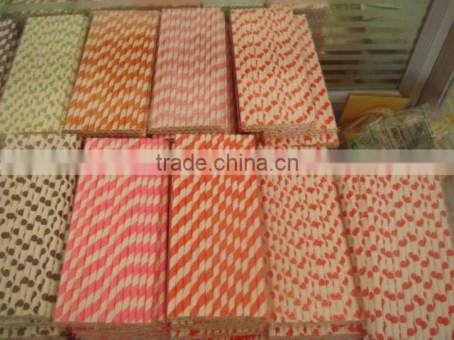 Princess Decorative Fancy Drinking Straw Paper Party Straw drinking straws for birthday party