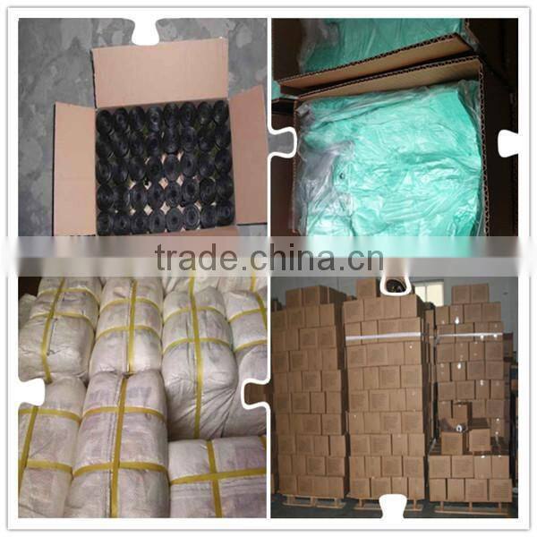 Black Color HDPE Plastic Garbage Bag on roll