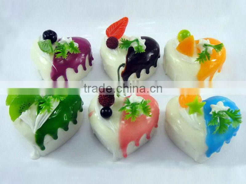 Fake fruit cake faux dessert swiss roll for simulation food fridge magnets