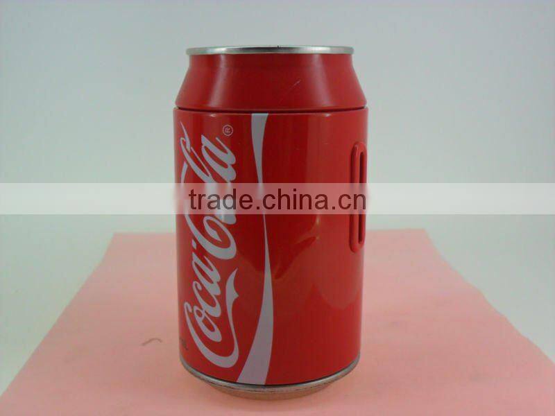 2014 popular cola shaped piggy bank