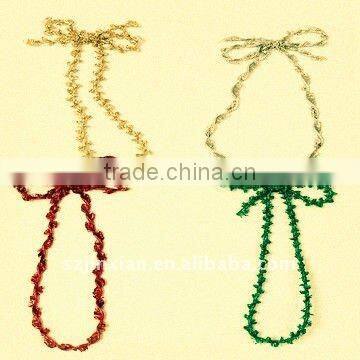 christmas pull bows/bungee gift bows with loops