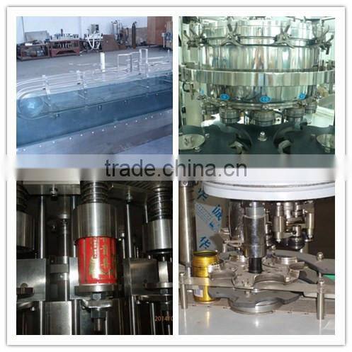 the production line of can juice series