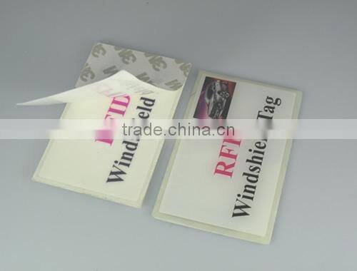 Tamper-proof RFID Windshield Sticker for Car Access Control