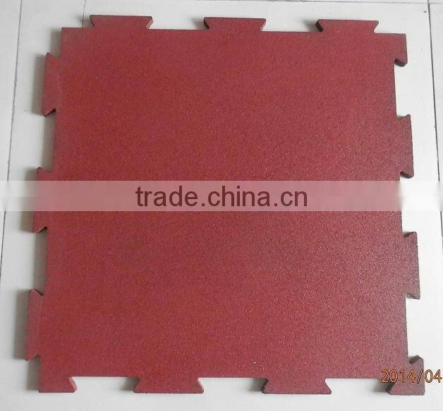 Gym Rubber Flooring Tile, Outdoor Rubber Flooring Tile