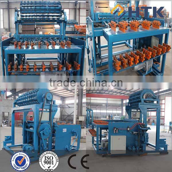 Deer fence netting machine