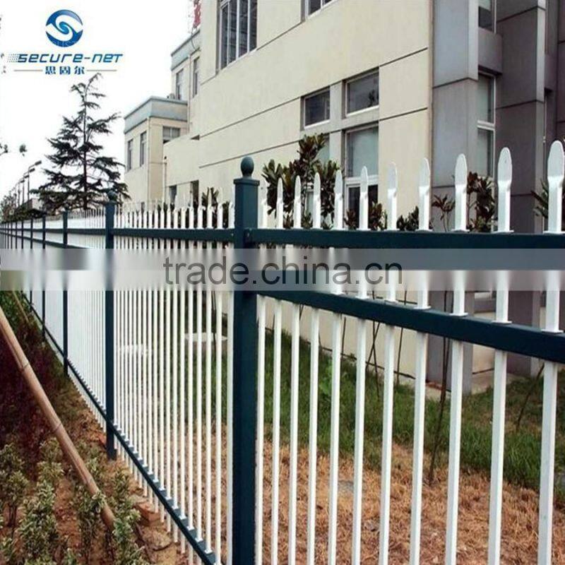 cheap used wrought iron garden fence/decorative fence design/galvanized iron guardrail