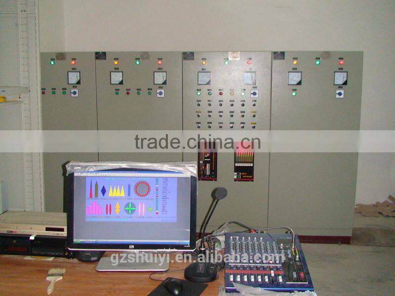 Fountain equipment water fountain control system