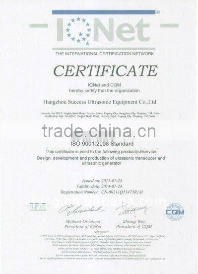 column type high power ultrasonic transducer 20khz