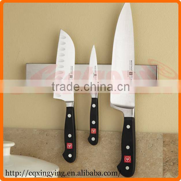 Hot Selling14" Wood Magnetic Kitchen Knife Rack/Bar /Strip/Block/Holder