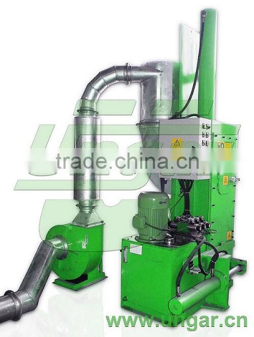 Aluminum scrap collect and press machine for Aluminum foil container production line