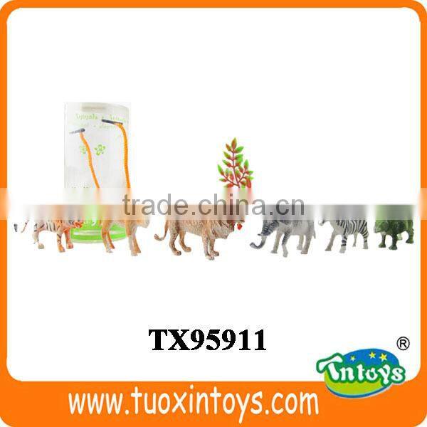 soft plastic farm animal toy, plastic jungle animal wild animal toys