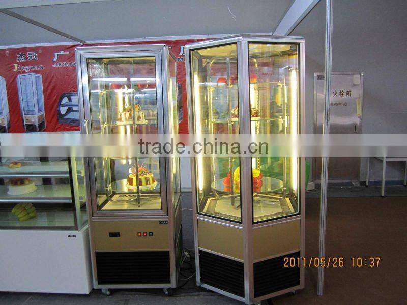 High Quality Vertical 4 Sides Cake Display Refrigerator CP-400