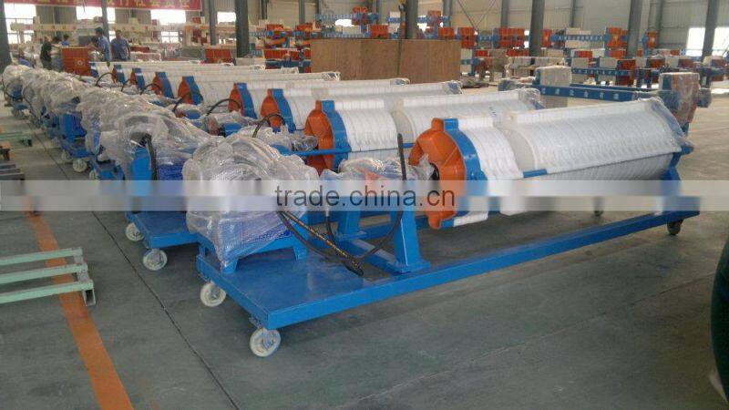 800 round plate filter press
