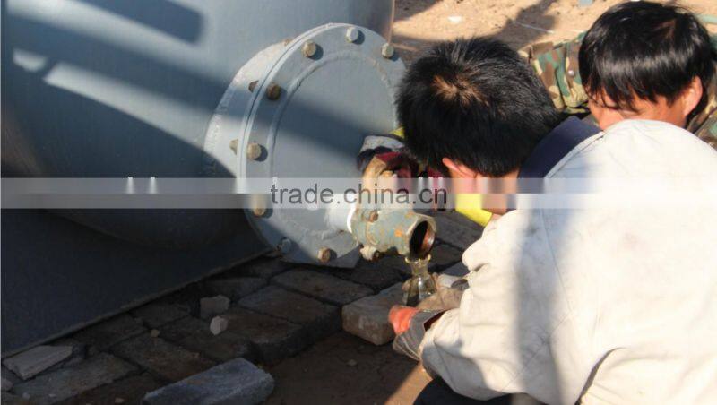 horizontal rotation tire oil refining machine with X-ray test 100% Safety