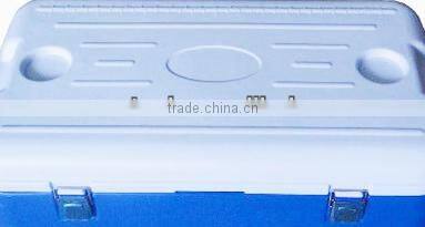 Camping/Fishing Cooler Box 80L Plastic Portable Insulated Ice Cage on wheel