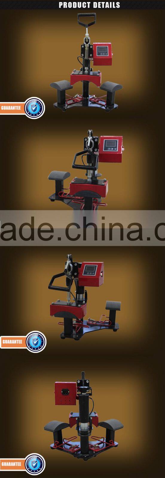 2016 Auplex CE Swing away Two Station Hip Hop Cap Sublimation heat transfer machine