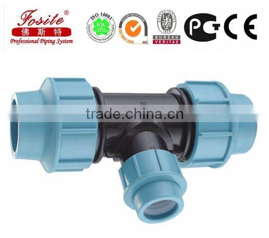 20-110mm pp fittings hdpe compression fittings