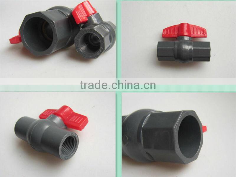 Female Thread Plastic PVC Octagonal Ball Valve