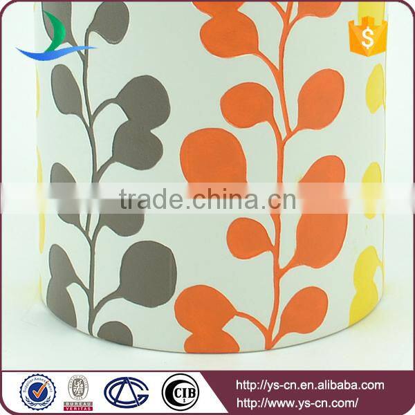 Modern ceramic embossed storage canister for home