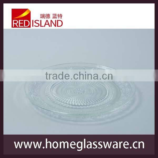 Glass plate set for Fruits Salad cold dishes