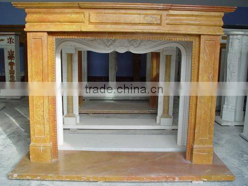 wholesale china white marble fireplace