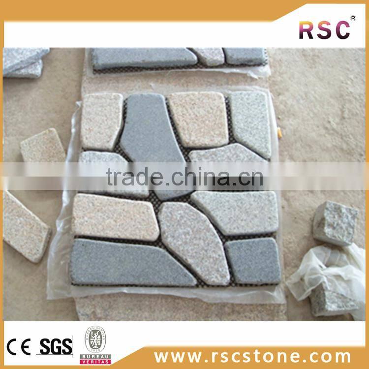 Paving stone flamed granite net